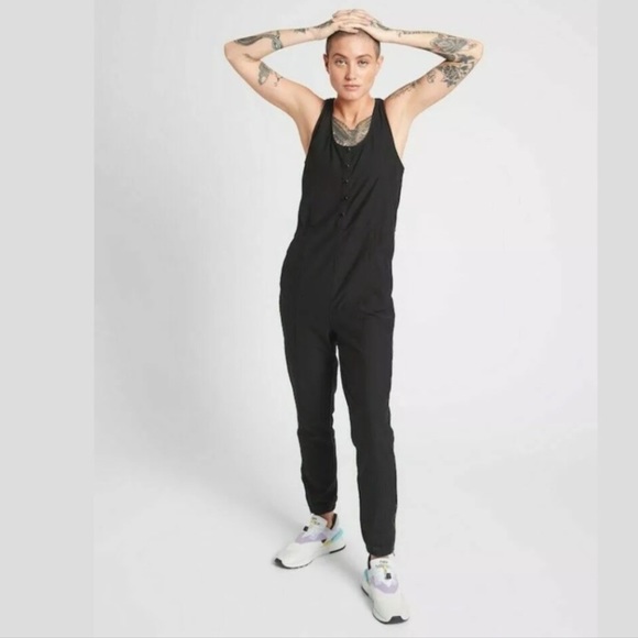 Athleta Farallon Romper Jumpsuit in Black - Picture 6 of 13